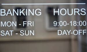 Banking Hours .